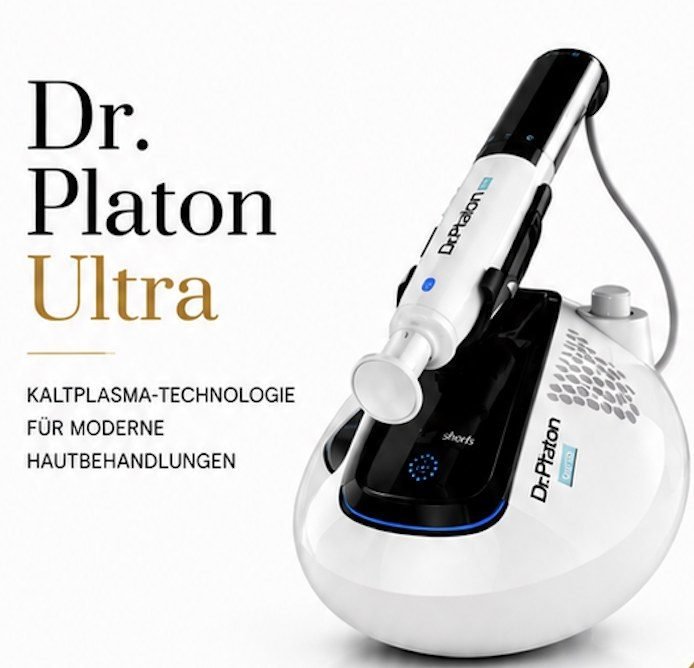 Dr. Platon Ultra Kaltplasma-Gerät mit Handstück, Station und Keramik-Plasmaspitze